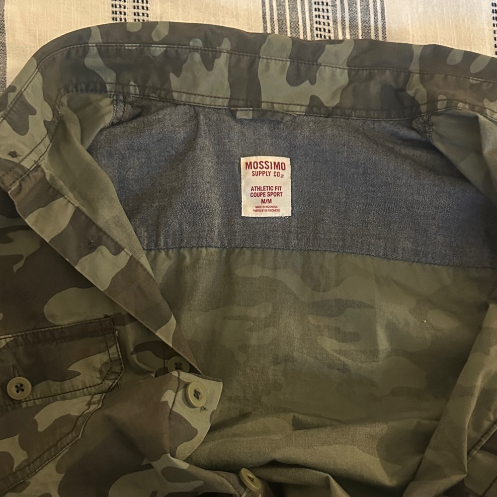 Mossimo Supply Co. Men's Camo Field Jacket — Olive & Dark Green